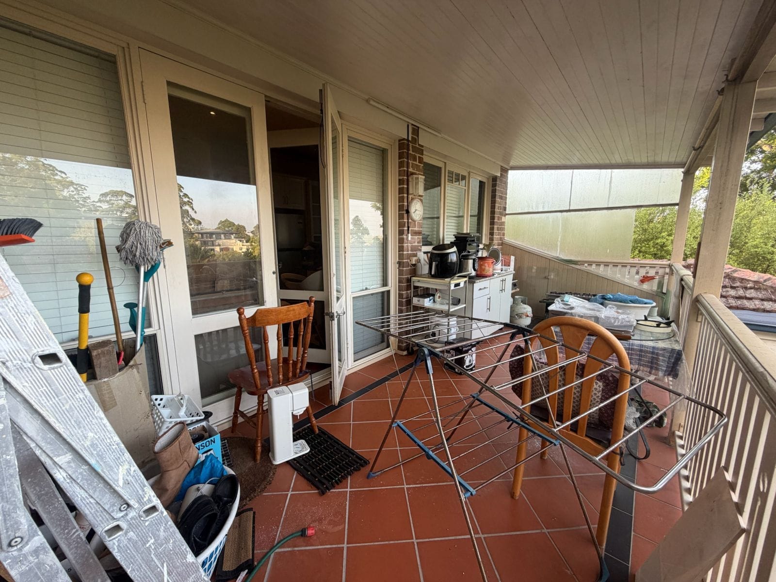 Before cleaning — Balcony & Outdoor Tiles