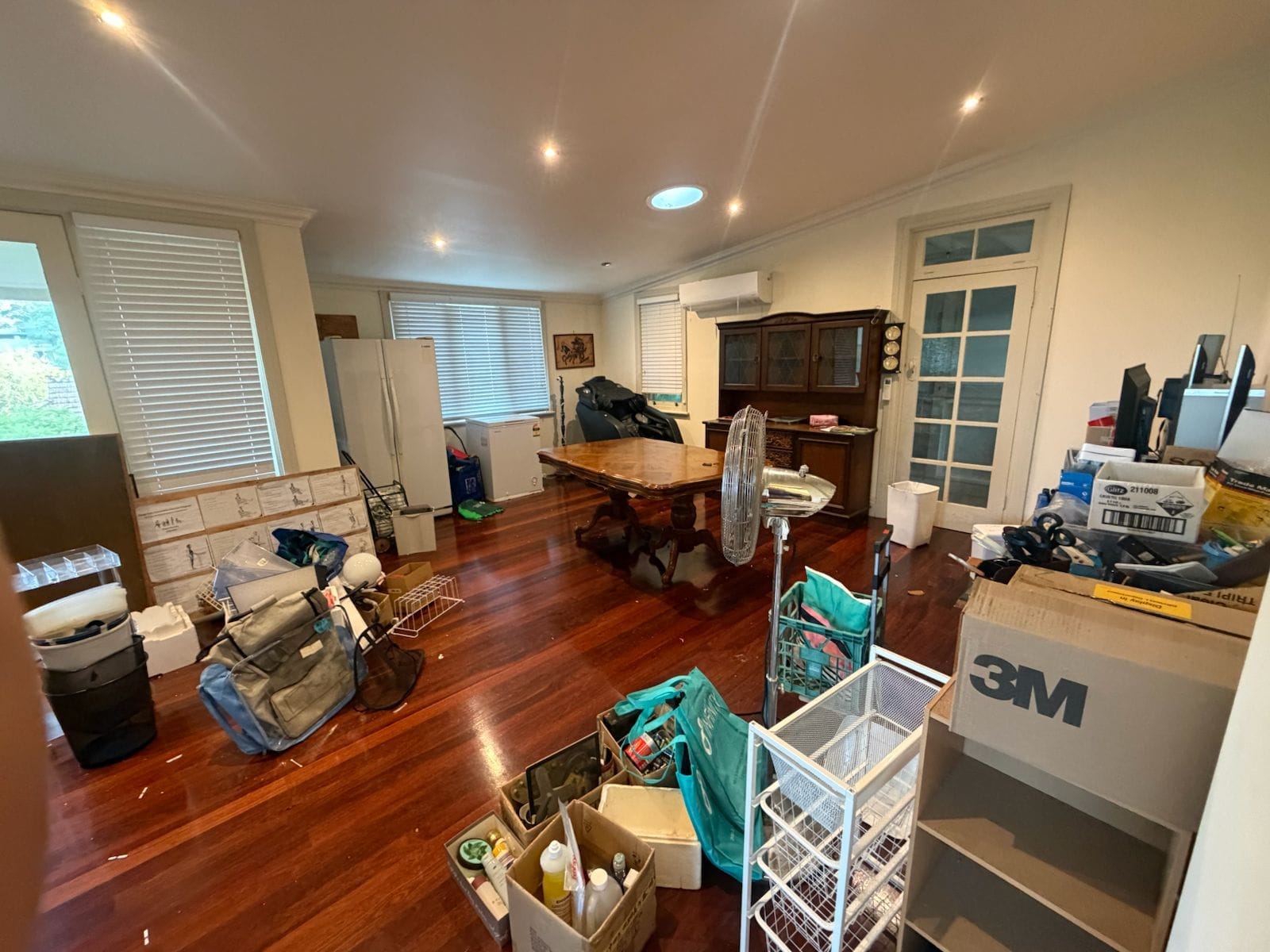 Before cleaning — Living & Dining Room